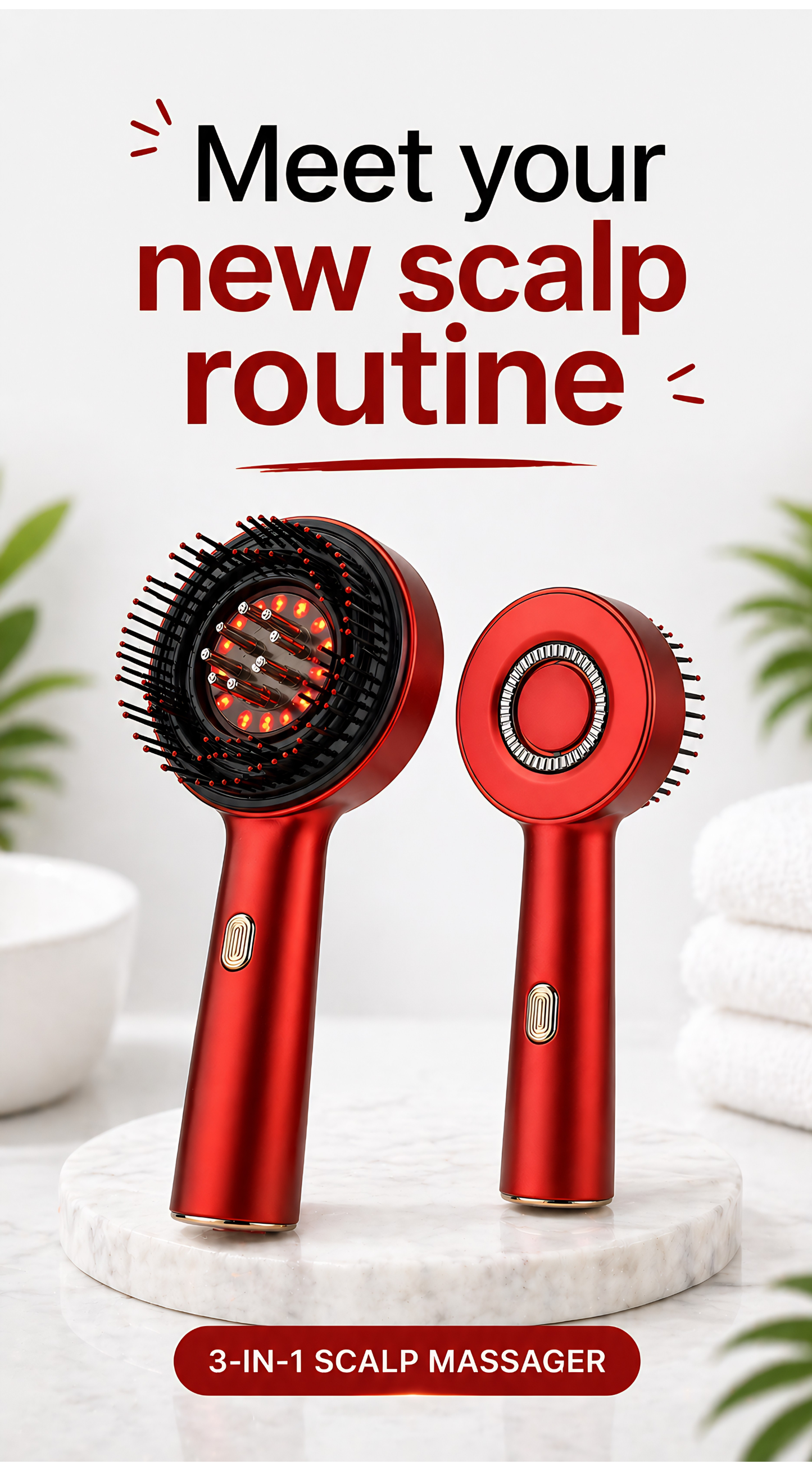 3-in-1 Scalp Massager