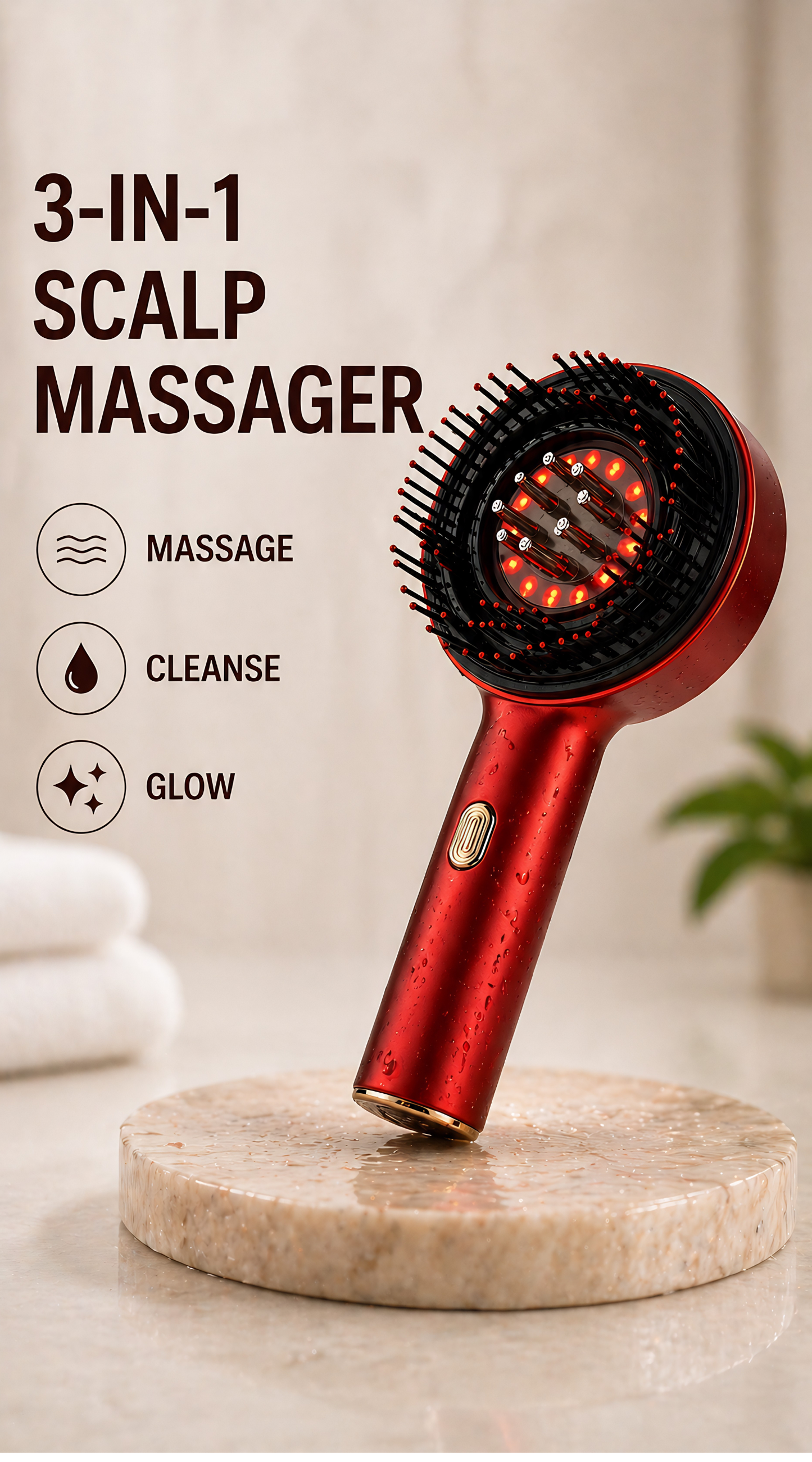 3-in-1 Scalp Massager